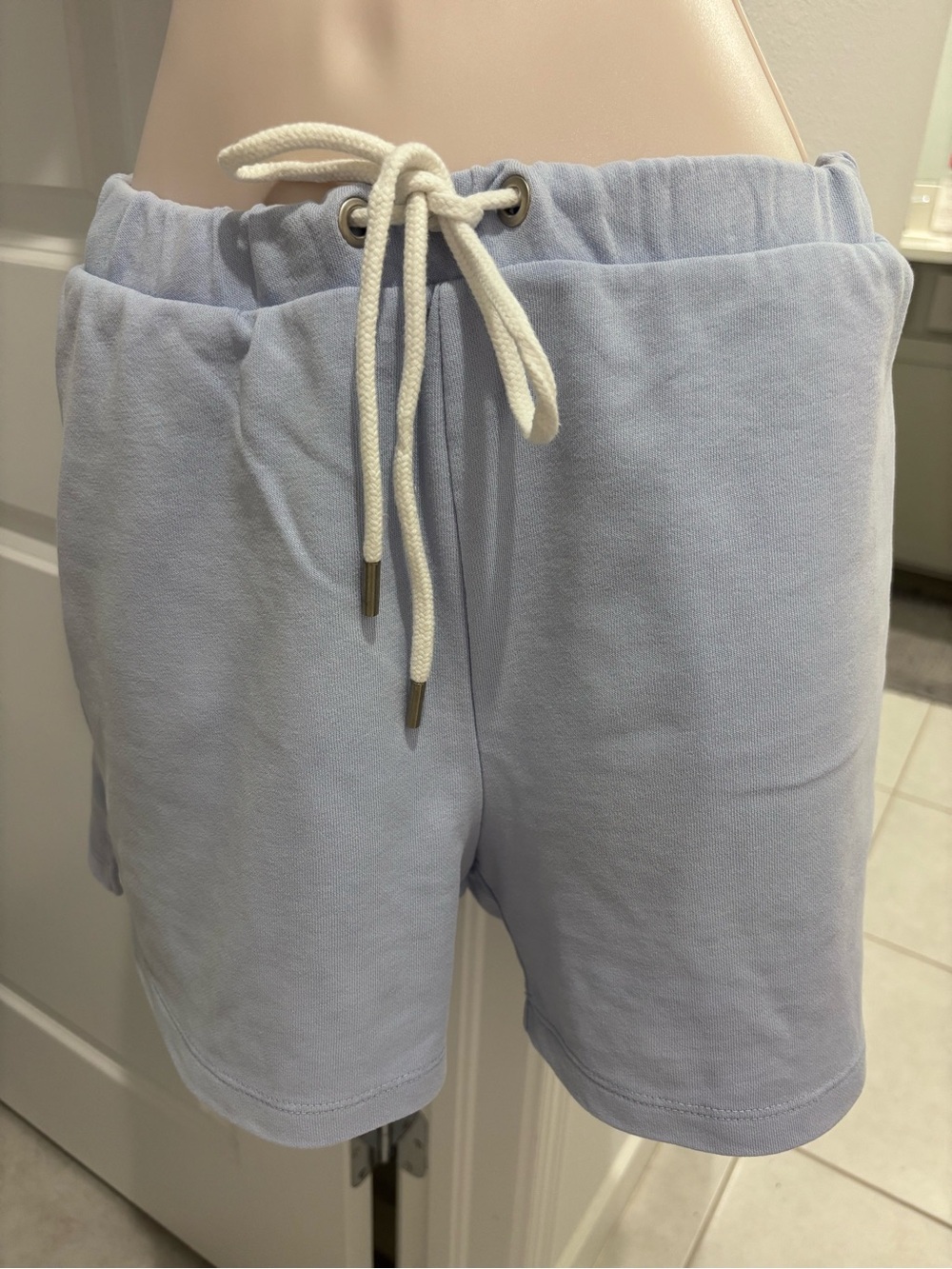 H&M Pale Blue Athletic Drawstring Women’s Shorts Size S